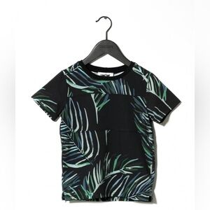 Leaf Pattern Kids Short Sleeve Tee by Sometime Soon